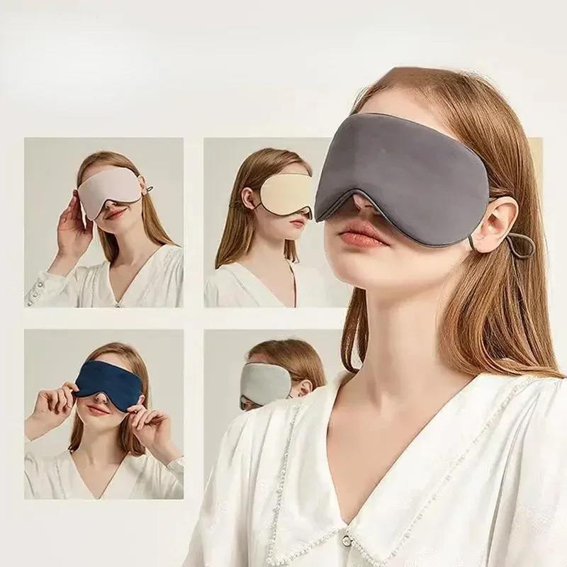 Eye Mask Sleep Travel - IJszijde oogmasker, verstelbaar, warm, koel, dubbel