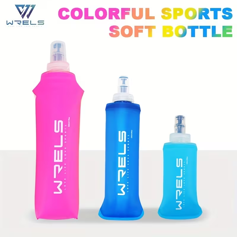 Water Bottle Collapsible - WRELS Draagbare Sport Zachte Fles BPA-Vrij