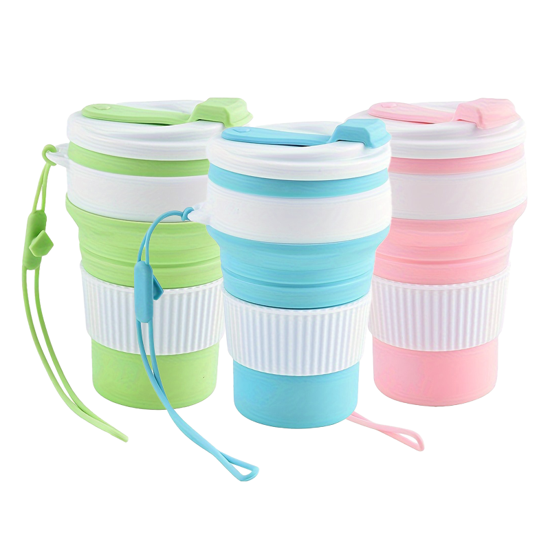 Water Bottle Collapsible - Opvouwbare siliconen reisbeker, herbruikbare opvouwbare waterbeker