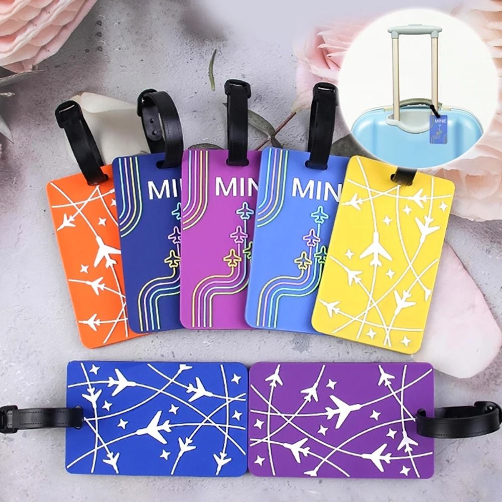 Travel Accessories Name - Siliconenlijm Koffer ID Adreshouder Bagage Instapkaart