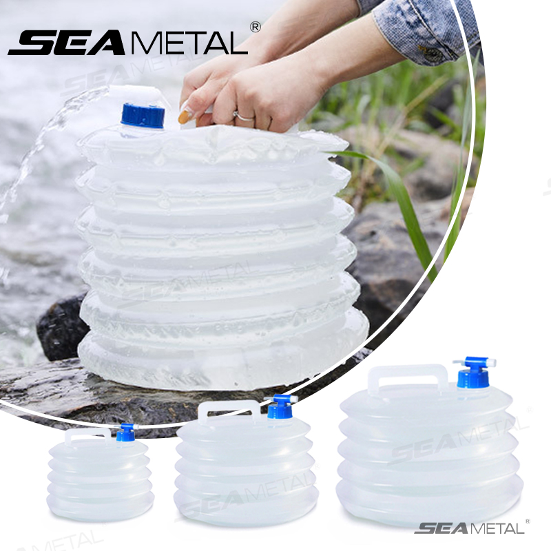 Water Bottle Collapsible - SEAMETAL 5L-15L Auto Opvouwbare Emmer Draagbare