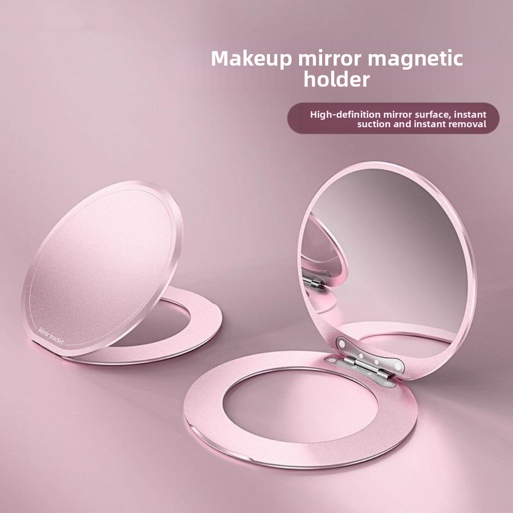 Travel Accessories Apple - Kleine cosmetische make-upspiegel met magnetische houder,