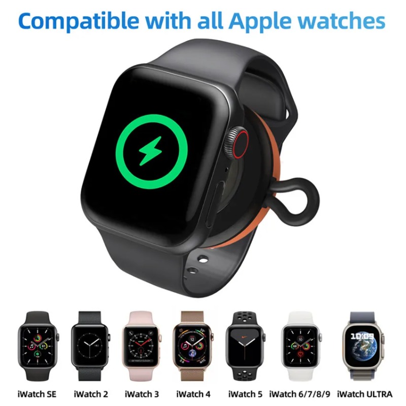 Travel Accessories Apple - Mini Type C Smartwatch Draadloze Oplader