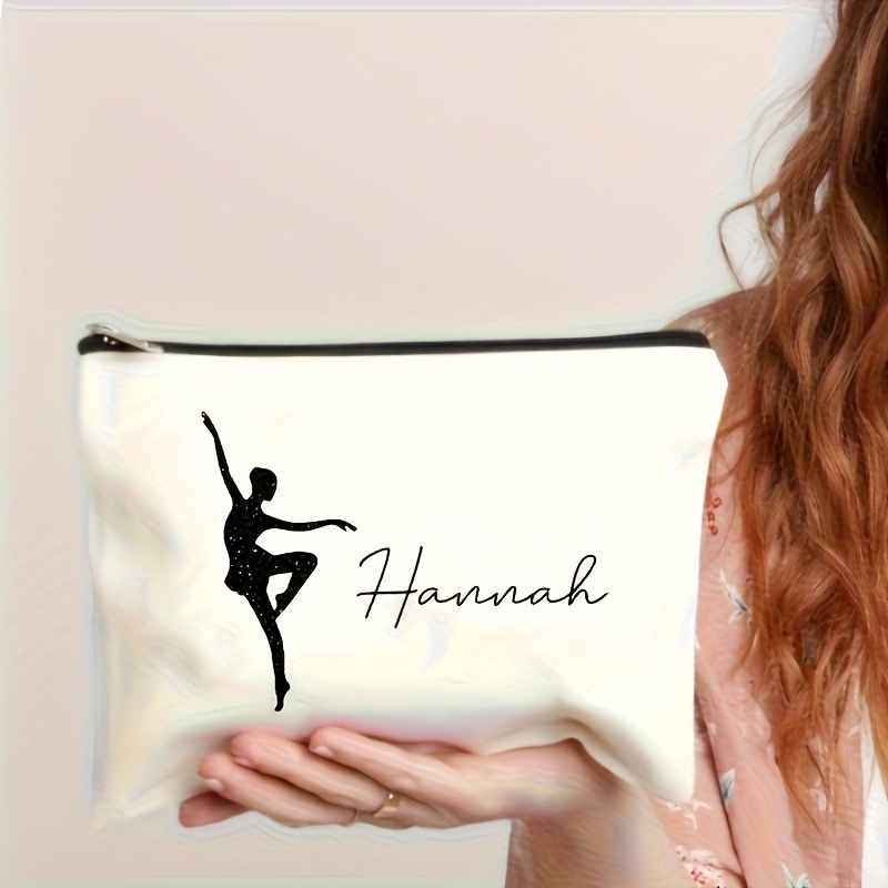 Travel Accessories Name - Gepersonaliseerde make-uptas met balletdanserprint - Aangepaste