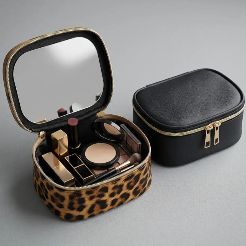 Travel Accessories Toiletry Bag - 2026 Nieuwe Make-up Tas met Spiegel,