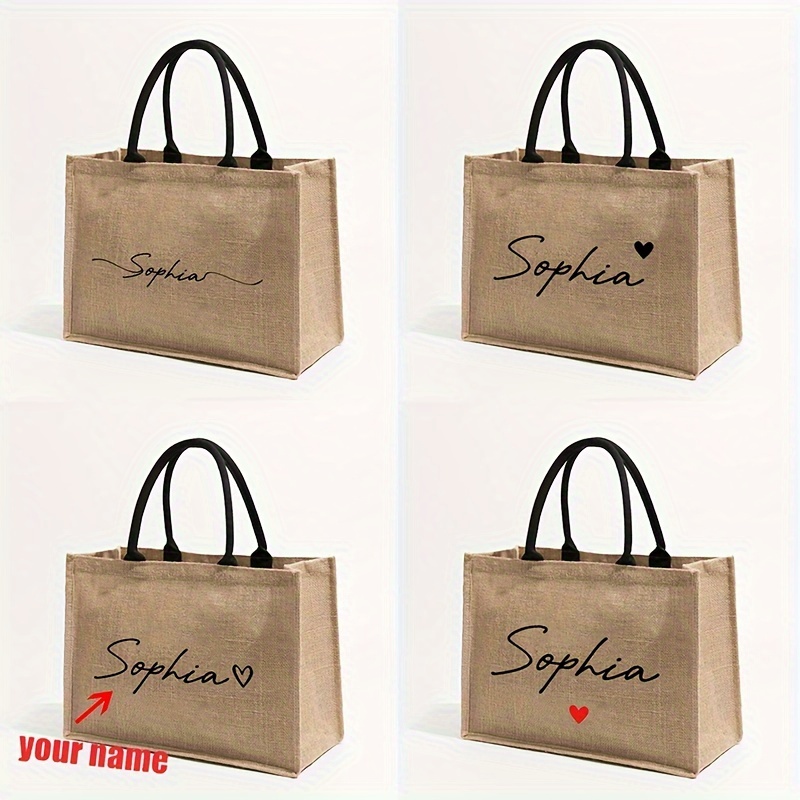 Travel Accessories Toiletry Bag - Aangepaste naampatroon shopper gepersonaliseerde strandtas met