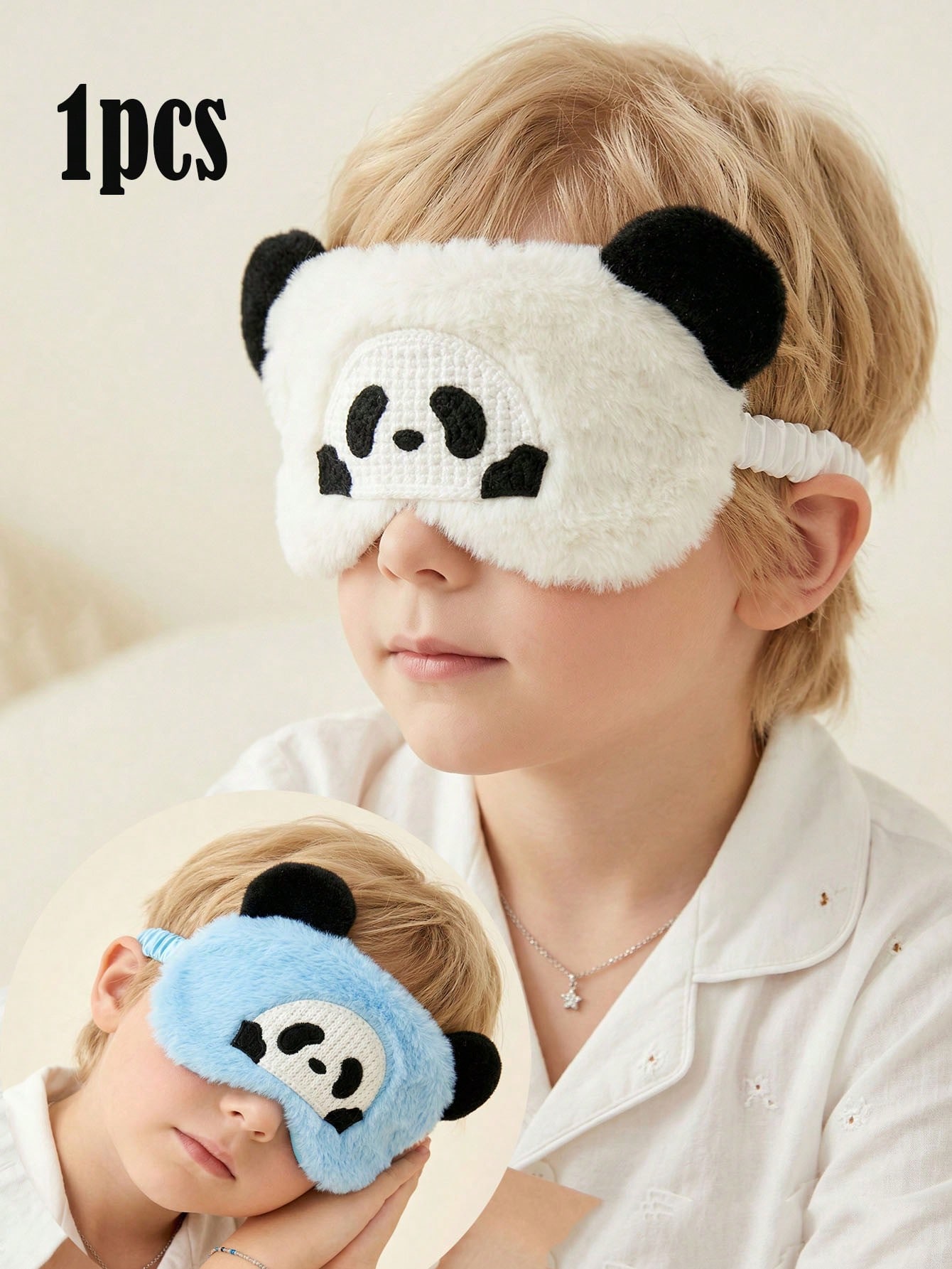 Travel Accessories Men - 1pc 14-16Y Pluche Panda Slaapoogmasker Zachte