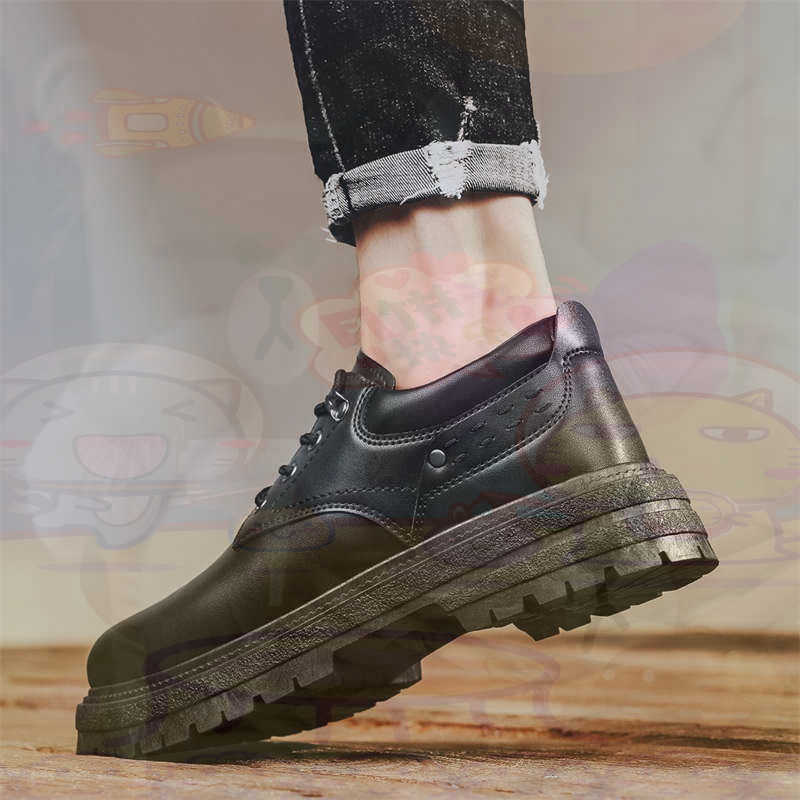 Travel.Accessories News - Donker natuurlijk leer Mode-sneakers Tennis Herensneakers