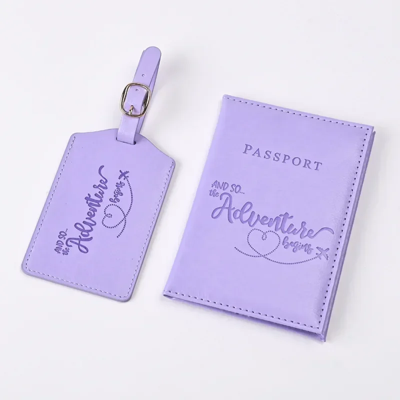 Travel.Accessories News - Nieuwe paarse PU lederen paspoorthouder Ticket