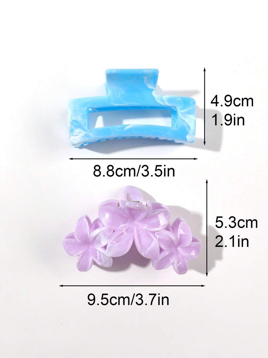 Travel Accessories Bunnings - SGIAWETA-6 stuks blauwe & paarse marmeren