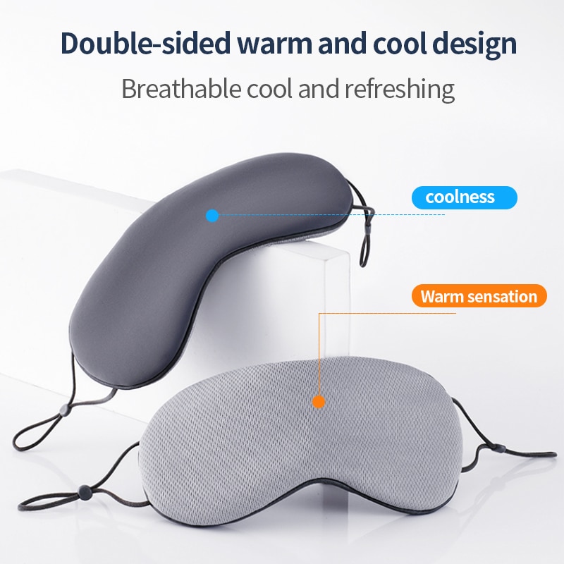 Eye Mask Sleep Travel - Slaapmasker Koreaanse stijl IJszijde Warm en