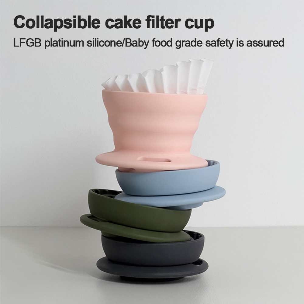 Water Bottle Collapsible - LFGB Food Grade opvouwbare siliconen koffiedruppelaar