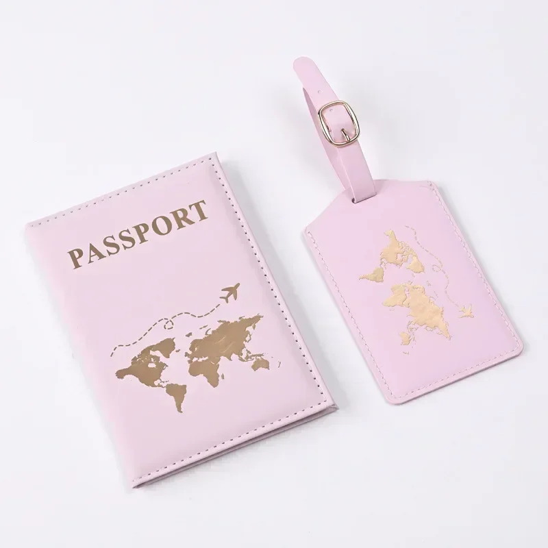 Travel.Accessories News - Nieuwe paspoorthoes bagagelabel set PU lederen