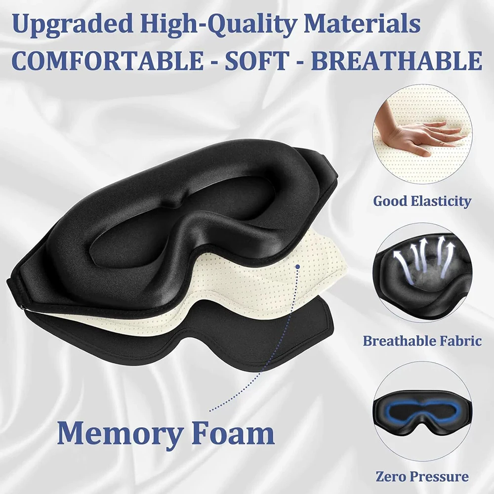 3D-oogmasker, comfortabel en a - Eye Mask Sleep Travel recensie en prijs