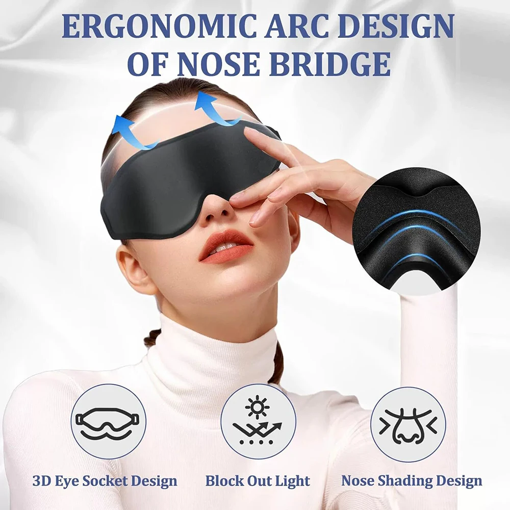 3D-oogmasker, comfortabel en a - Eye Mask Sleep Travel recensie en prijs