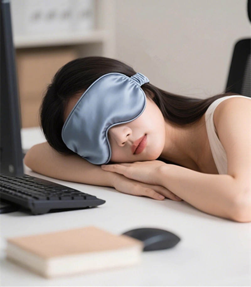 Zijden slaapmasker, dubbelzijd - Eye Mask Sleep Travel recensie en prijs