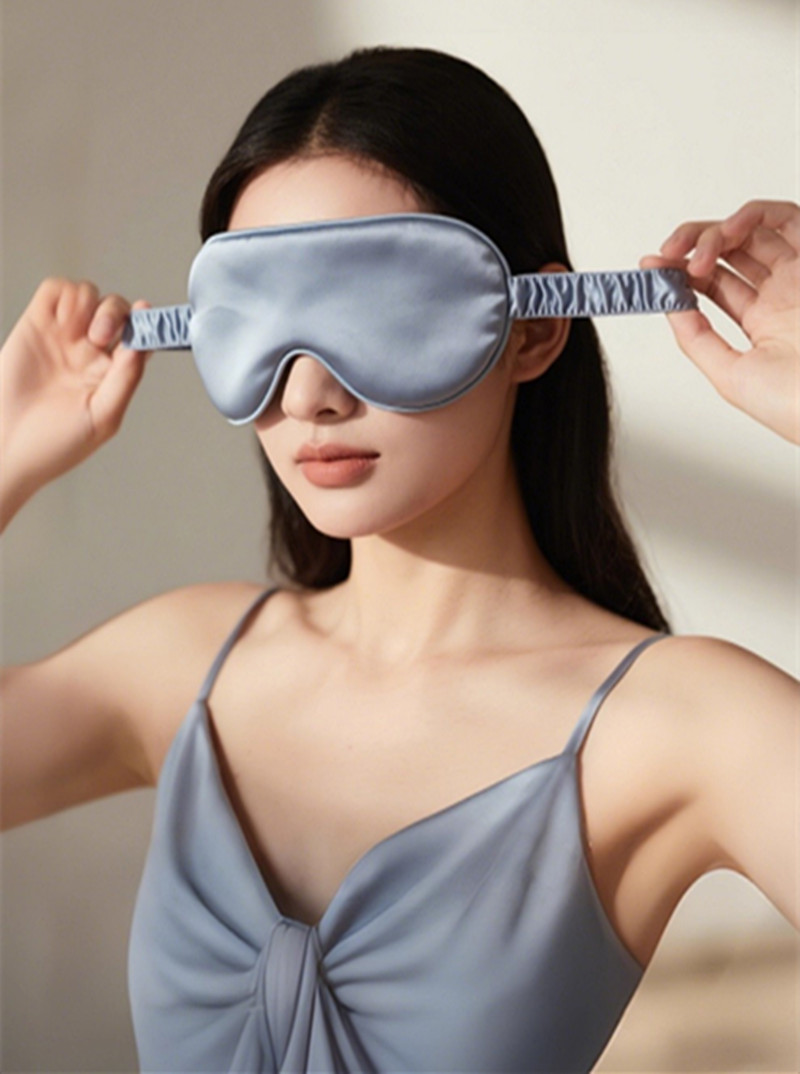Zijden slaapmasker, dubbelzijd - Eye Mask Sleep Travel recensie en prijs