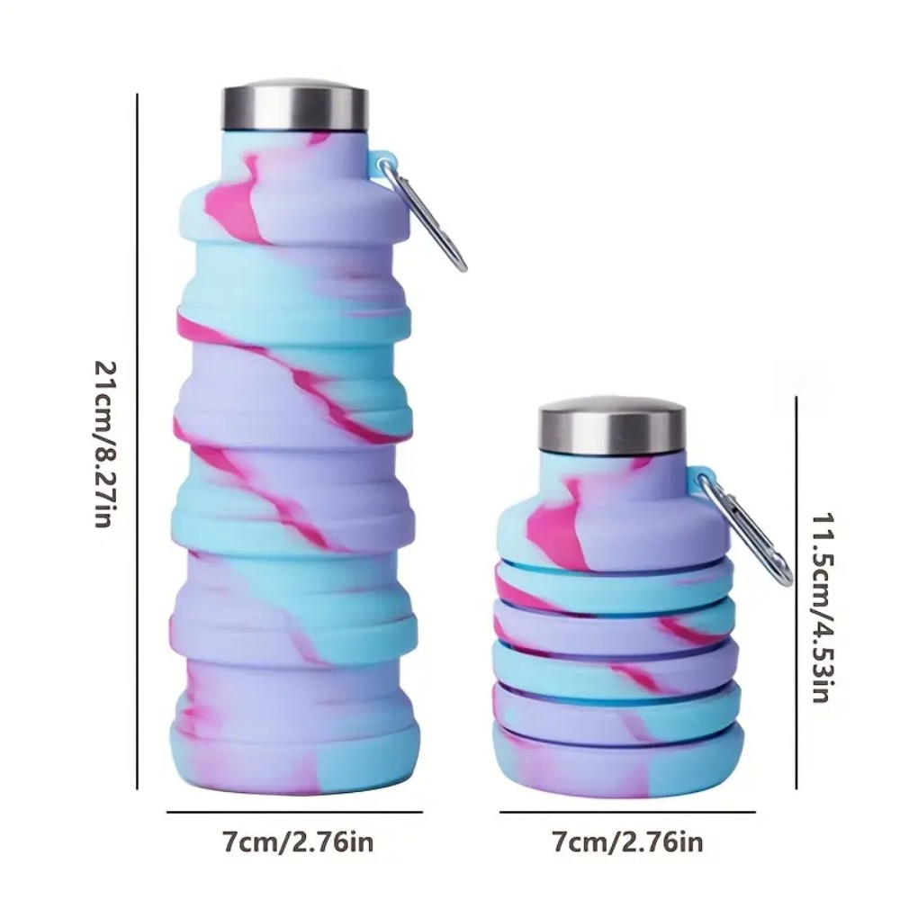 500ml opvouwbare siliconen wat - Water Bottle Collapsible recensie en prijs