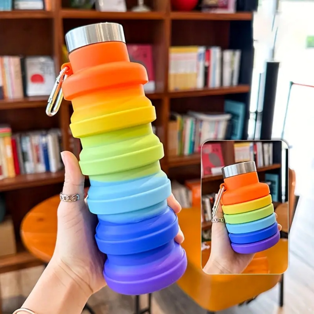 500ml opvouwbare siliconen wat - Water Bottle Collapsible recensie en prijs