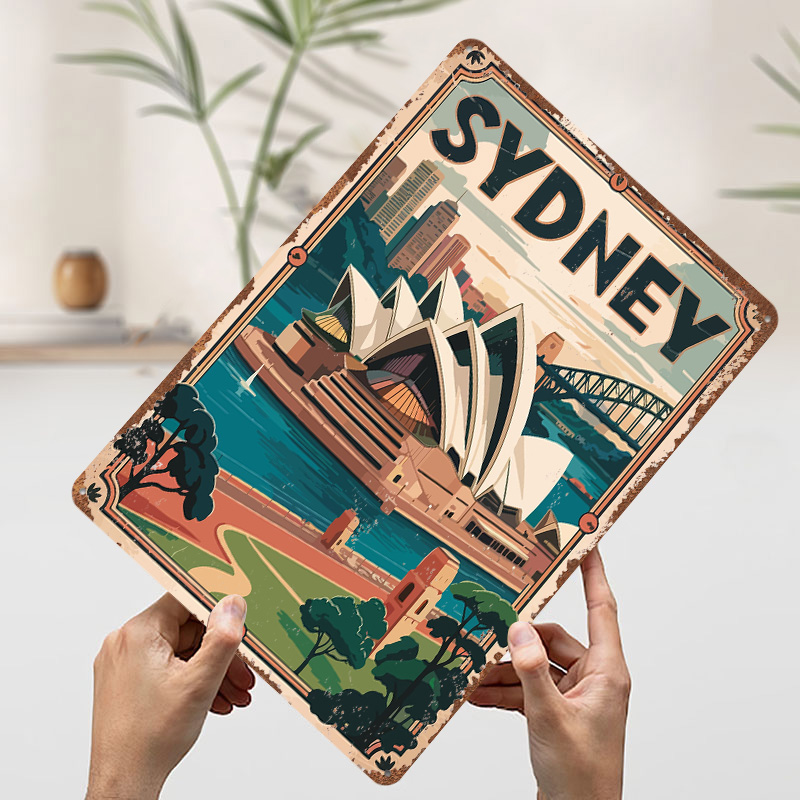 Sydney Travel 3D textuur gedru - Travel Accessories Sydney recensie en prijs