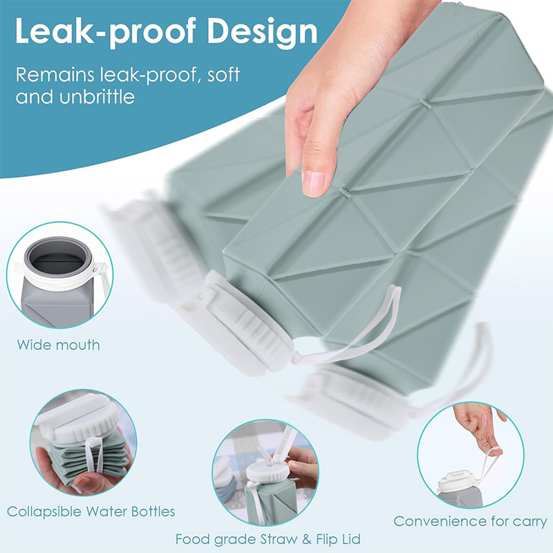 620Ml Opvouwbare Waterfles Bek - Water Bottle Collapsible recensie en prijs