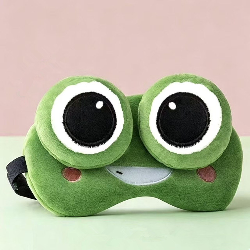 Schattig kikkerontwerp slaapoo - Eye Mask Sleep Travel recensie en prijs