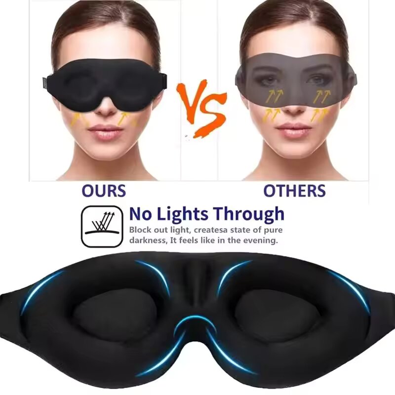3D Slaapmasker Lichtblokkerend - Eye Mask Sleep Travel recensie en prijs
