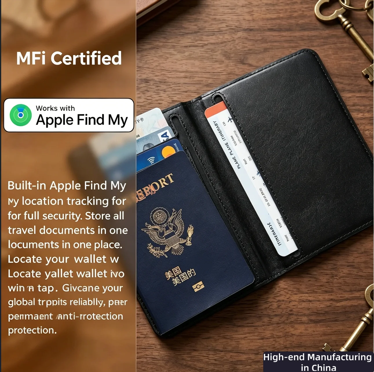 Slimme paspoorthouder met posi - Travel Accessories Apple recensie en prijs