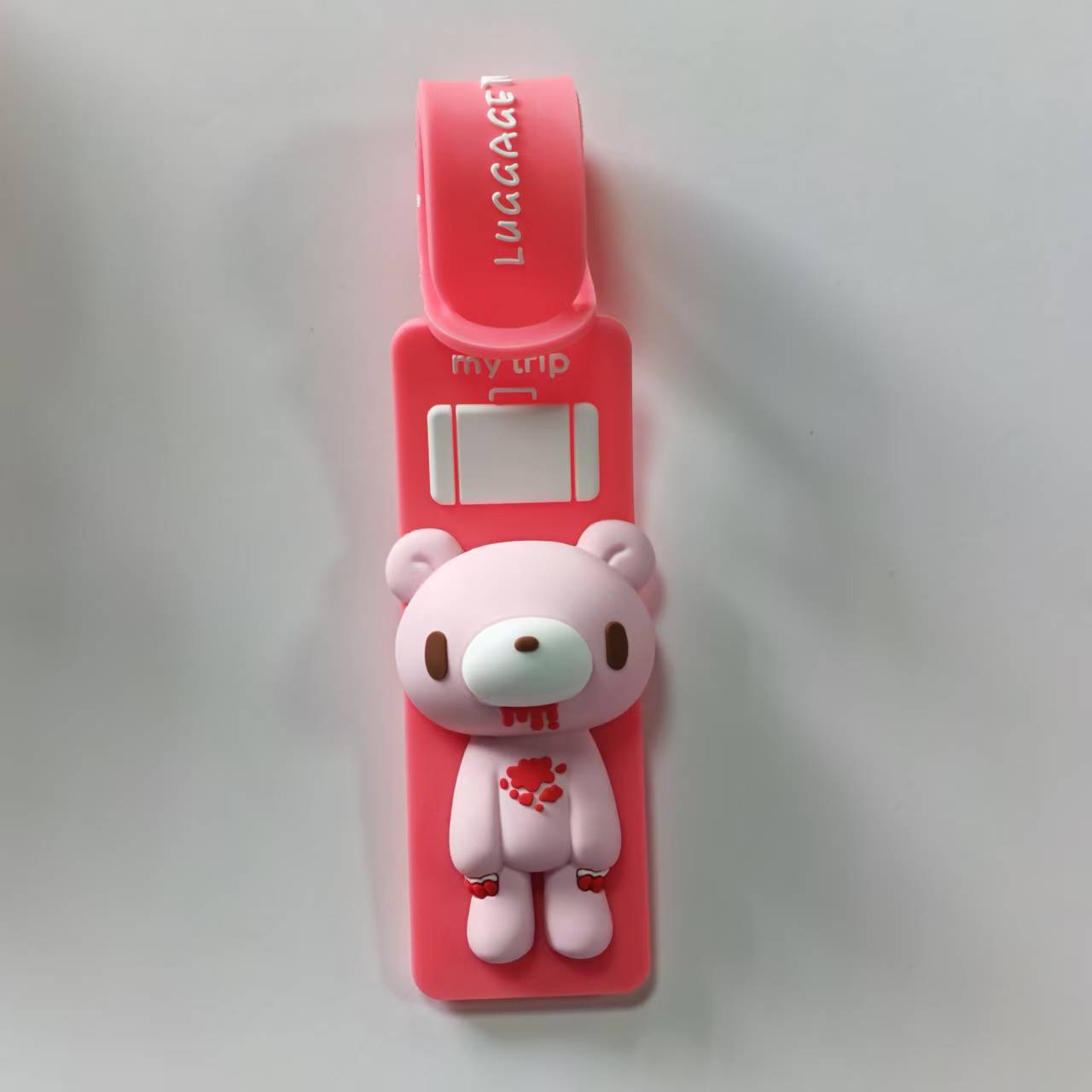 Schattige cartoon beer silicon - Travel Accessories Name recensie en prijs