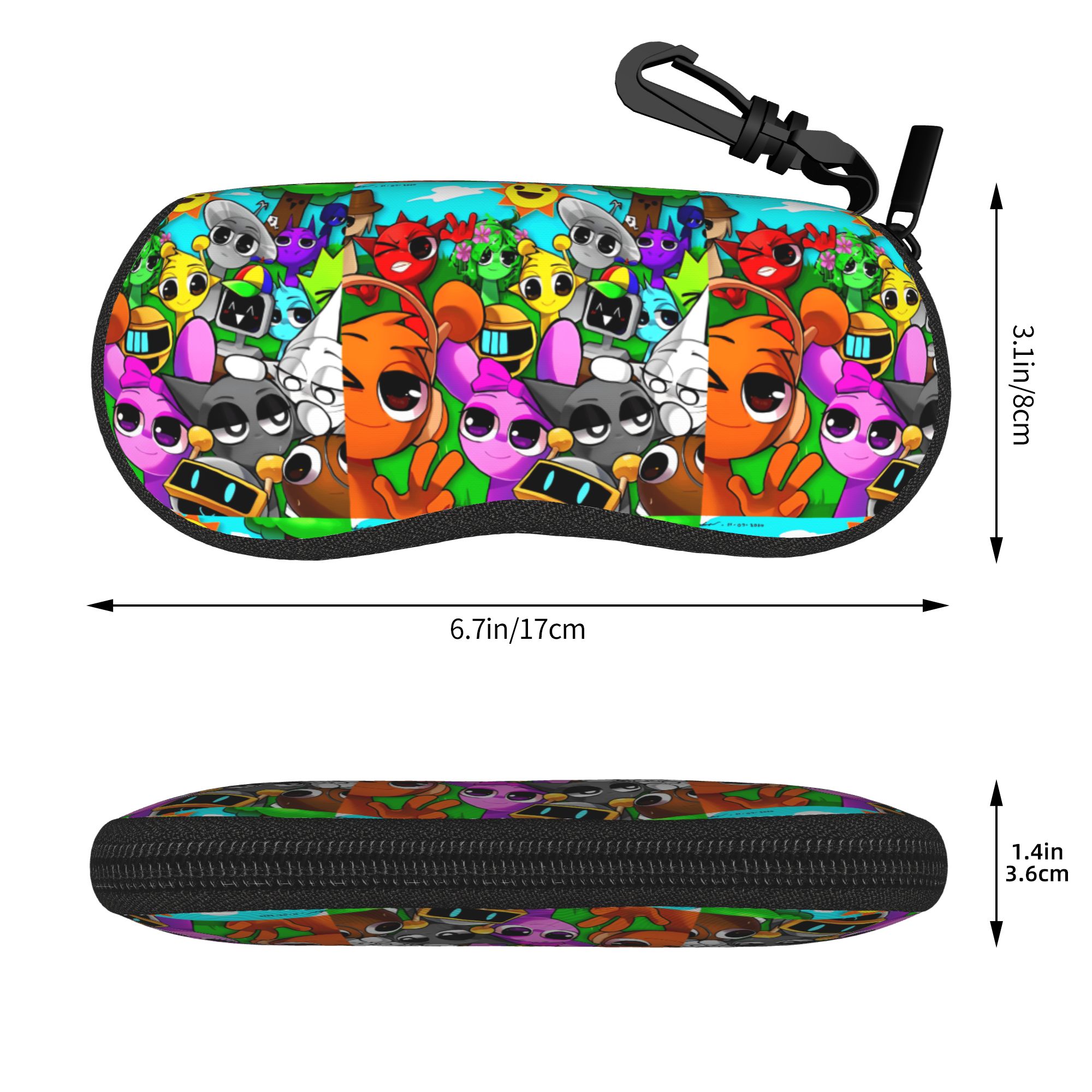 S-Sprunki Game Brillenkoker 20 - Travel.Accessories News recensie en prijs