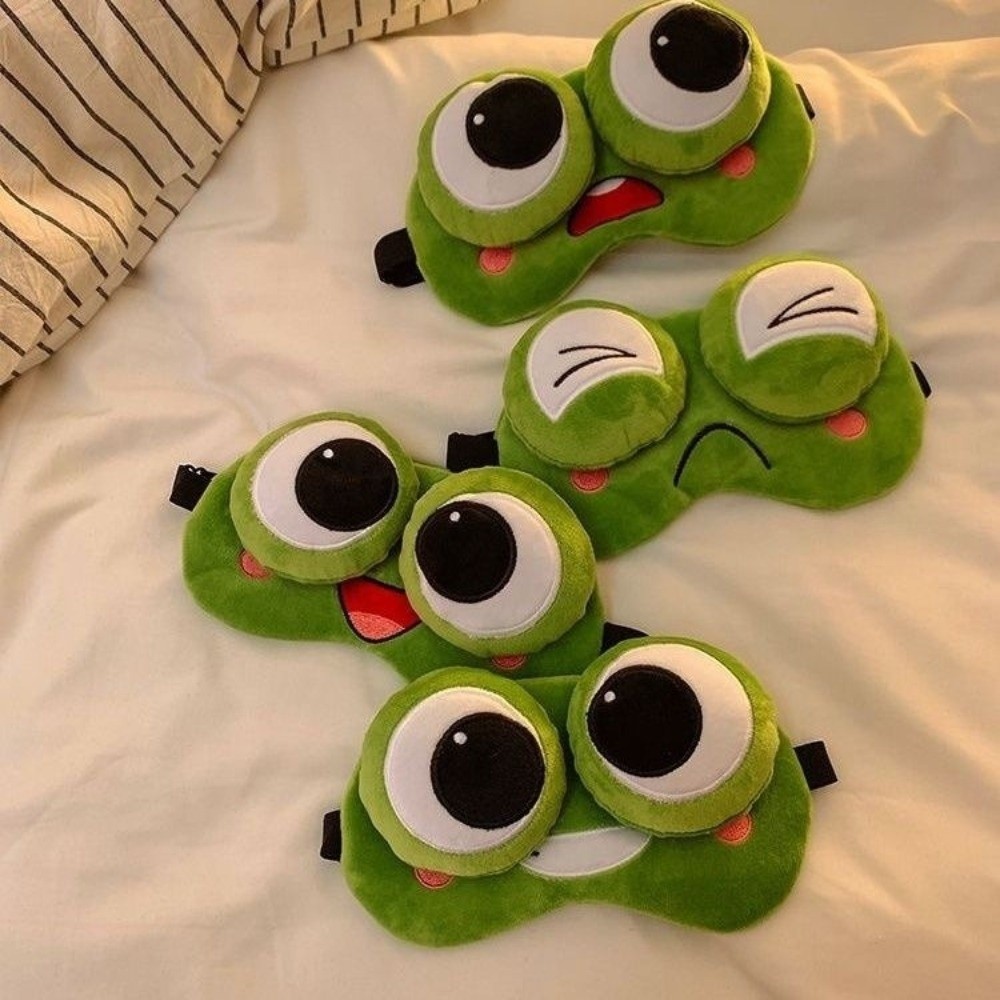 Lief Cartoon Kikker Slaapmaske - Eye Mask Sleep Travel recensie en prijs