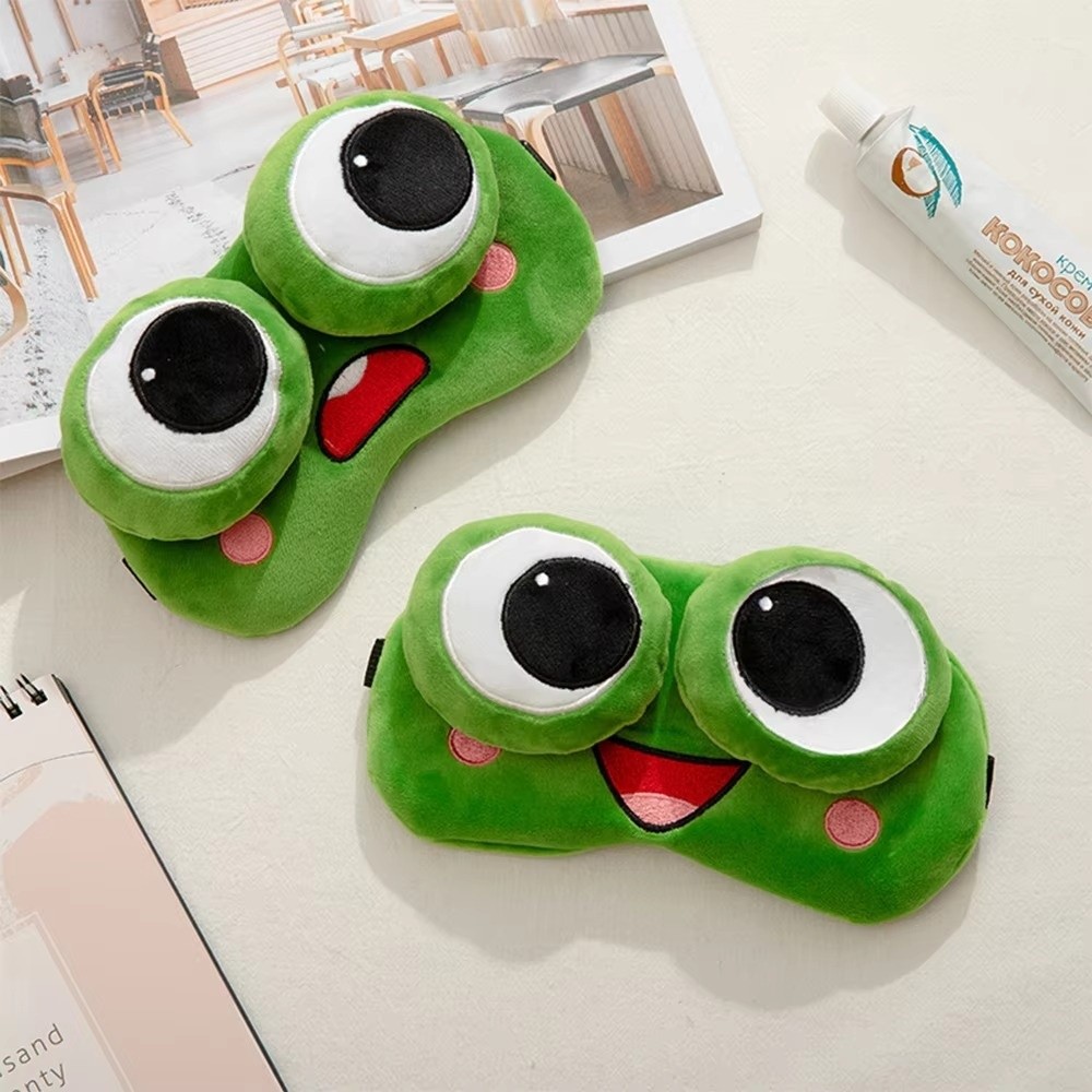 Lief Cartoon Kikker Slaapmaske - Eye Mask Sleep Travel recensie en prijs