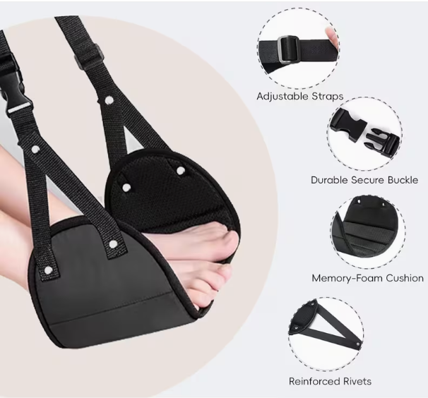 Verstelbare voetensteun met dr - Travel Accessories For Long Haul Flights recensie en prijs