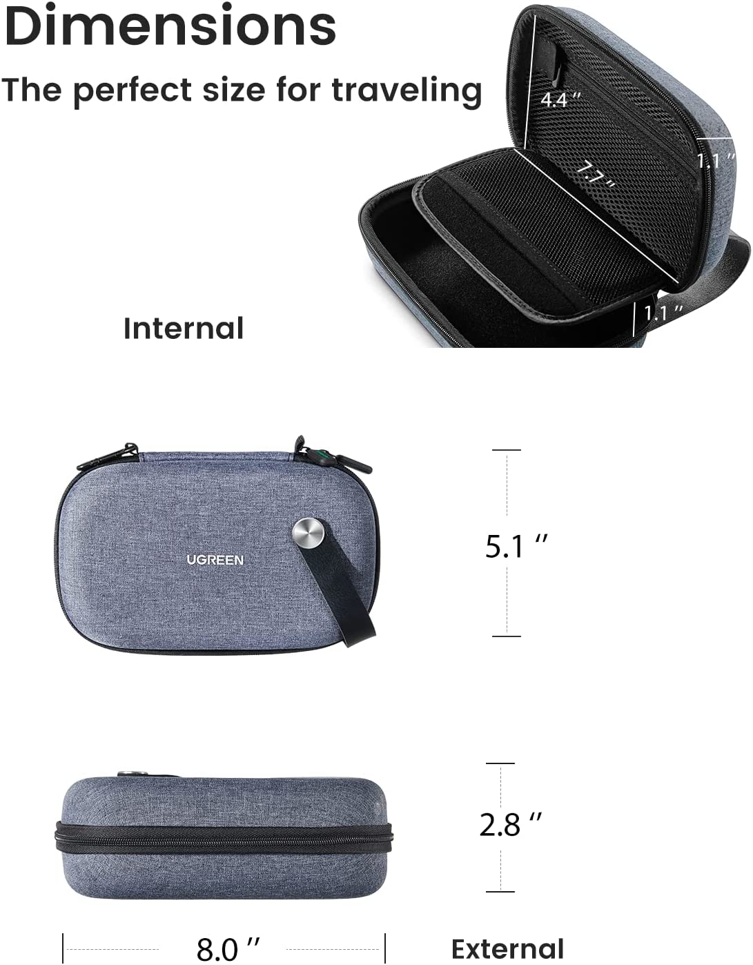 UGREEN Electronics Reisorganis - Travel Accessories Organizer Case recensie en prijs