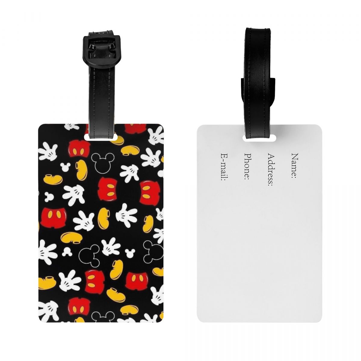 Aangepaste M-Mouse bagagelabel - Travel Accessories Name recensie en prijs