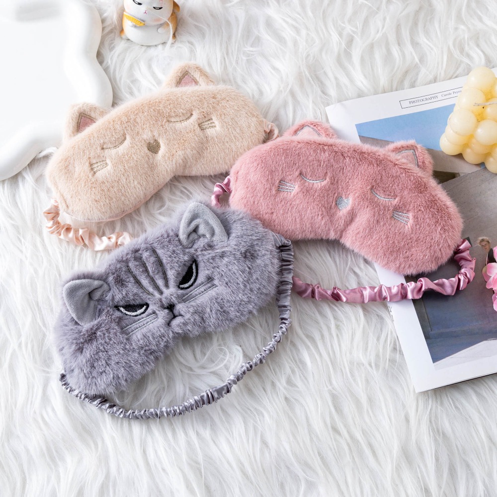 Ins Cute Cat Pluche Slaapmaske - Eye Mask Sleep Travel recensie en prijs