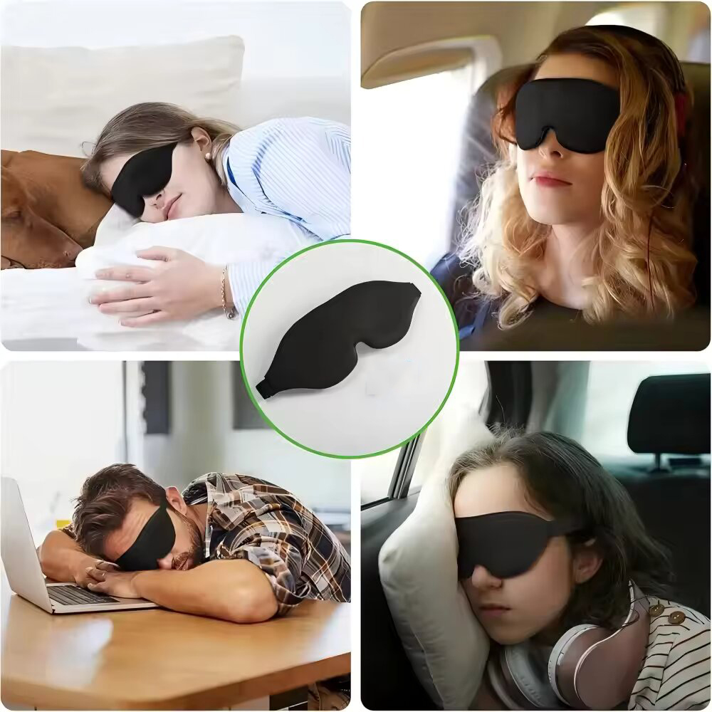 3D-oogmasker, comfortabel & ad - Eye Mask Sleep Travel recensie en prijs