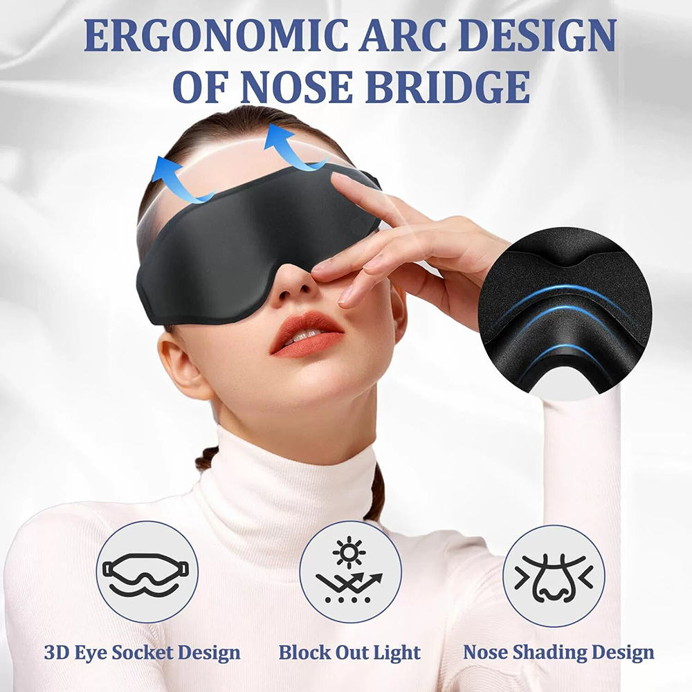 3D-oogmasker, comfortabel & ad - Eye Mask Sleep Travel recensie en prijs