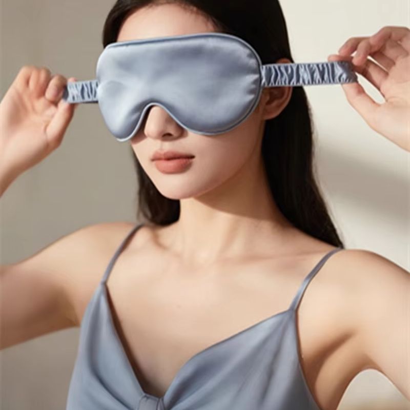 Dubbelzijdige zijden slaap-oog - Eye Mask Sleep Travel recensie en prijs