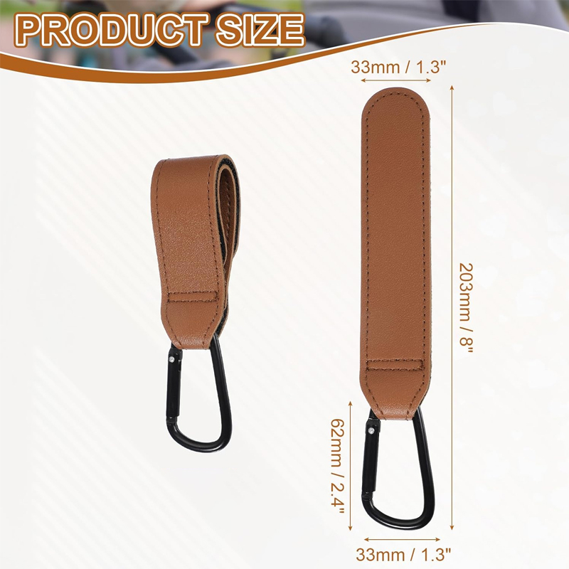 2 stuks lederen karrenhaken ki - Travel Accessories For 2 Year Old recensie en prijs