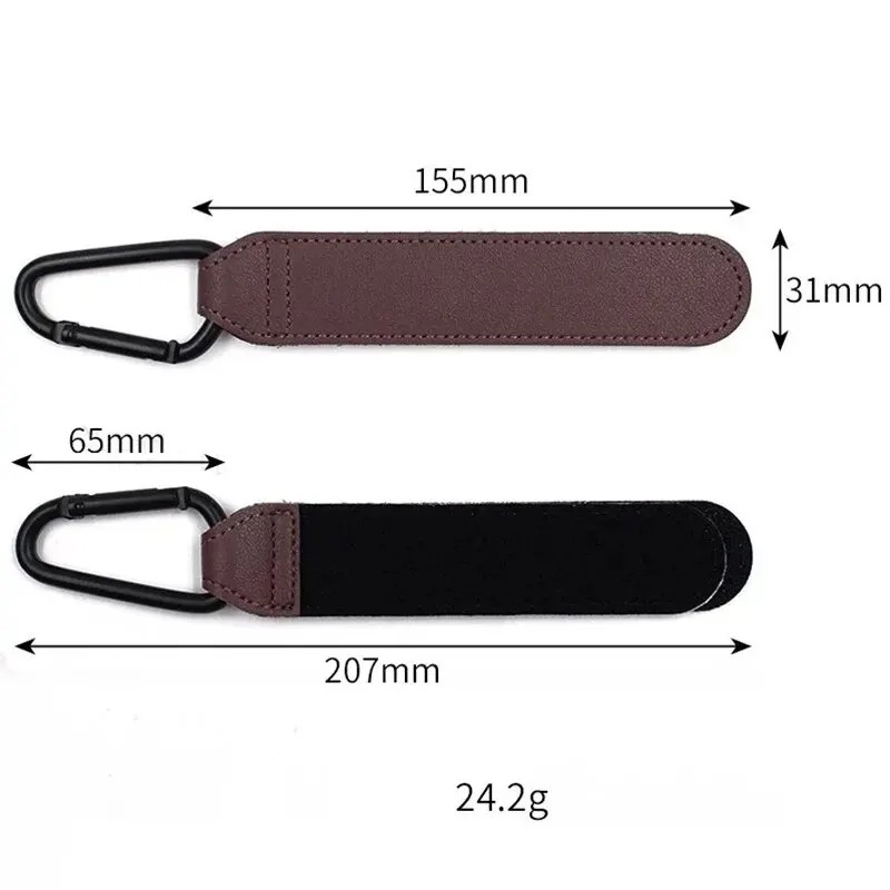 2 stuks lederen karrenhaken ki - Travel Accessories With Baby recensie en prijs