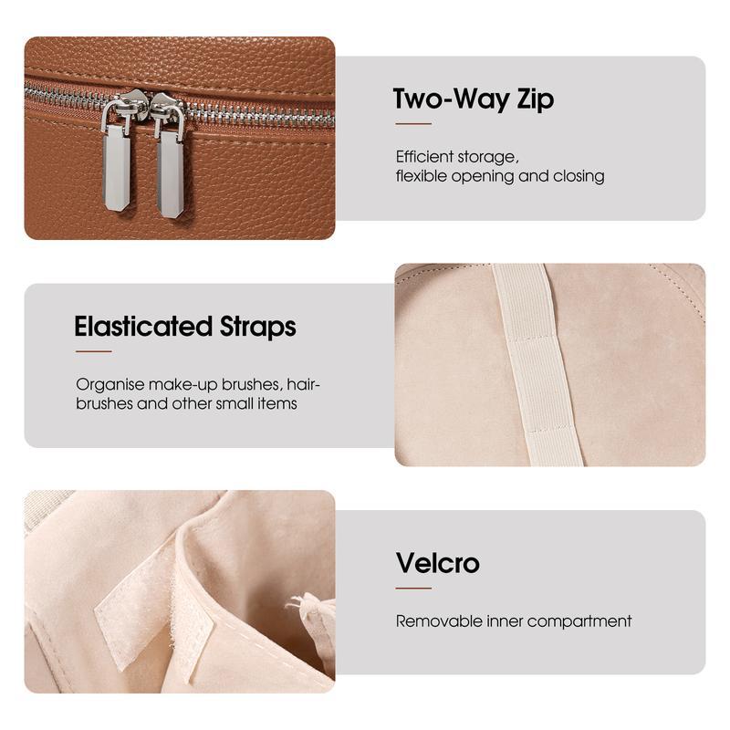 Grote capaciteit PU lederen ma - Travel Accessories Toiletry Bag recensie en prijs