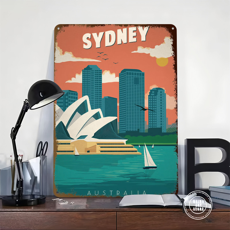 Sydney Travel Poster Aangepast - Travel Accessories Sydney recensie en prijs