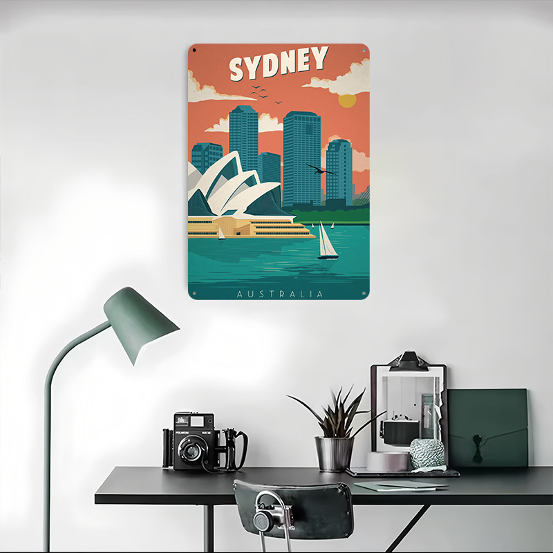 Sydney Travel Poster Aangepast - Travel Accessories Sydney recensie en prijs